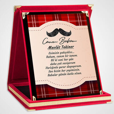 Babaların Bir Tanesi Plaket - 3