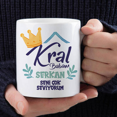 Babaların Kralı İsme Özel Kupa Bardak - 3