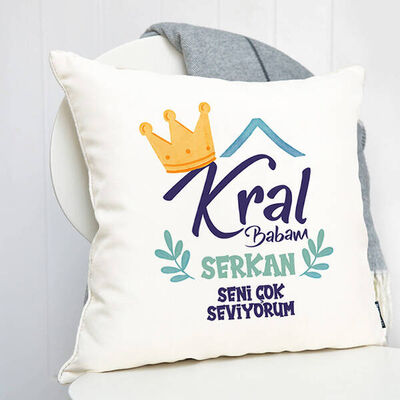 Babaların Kralı İsme Özel Yastık - 2