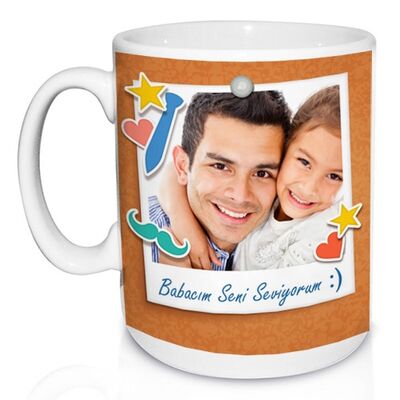 Babamı Çok Seviyorum Kupa Bardak - 1