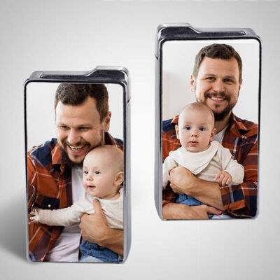 Babaya Hediye Fotoğraflı Çakmak - 1