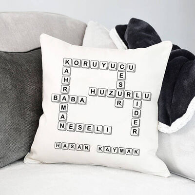 Babaya Hediye Scrabble Yastık - 2
