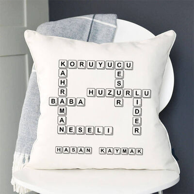 Babaya Hediye Scrabble Yastık - 3