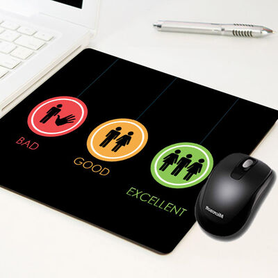 BAD - GOOD - EXCELLENT Mousepad - 1