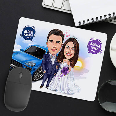 Balayı Çiftleri Mousepad - 1