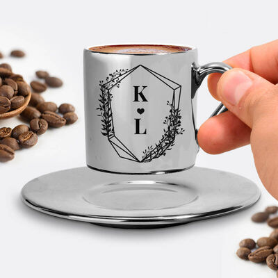 Baş Harfli Sevgiliye Hediye Kahve Fincanı - 1