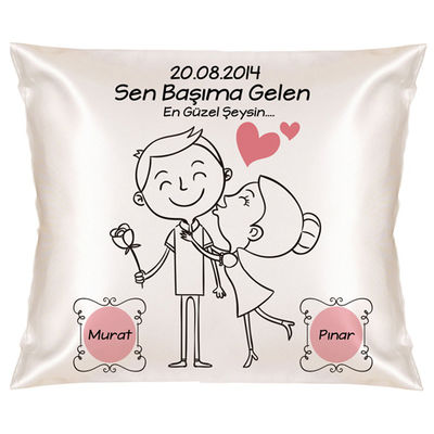 Başıma Gelen En Güzel Şeysin Yastık - 1
