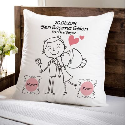 Başıma Gelen En Güzel Şeysin Yastık - 2