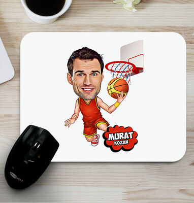 Basketbol Sever Karikatürlü Mouse Pad - 1