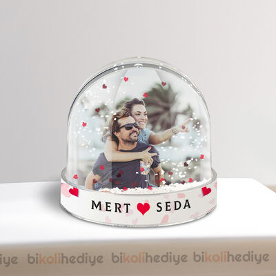 Bayan Sevgiliye Hediye Kar Küresi - 5
