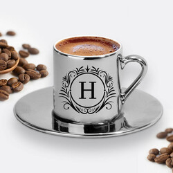 Bayan Sevgiliye Hediye Silver Kahve Fincanı