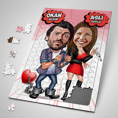 Ben Sana Mahkum Karikatürlü Puzzle - 1