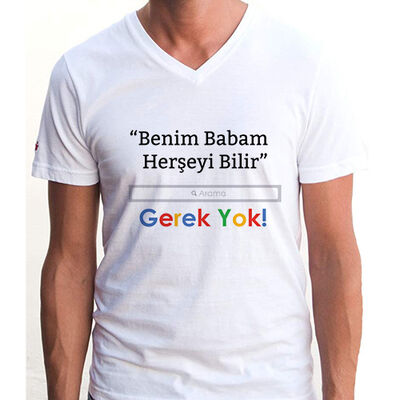 Benim Babam Her şeyi Bilir Tişört - 1