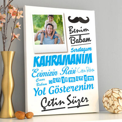 Benim Mükemmel Babam Kanvas Tablo - 1