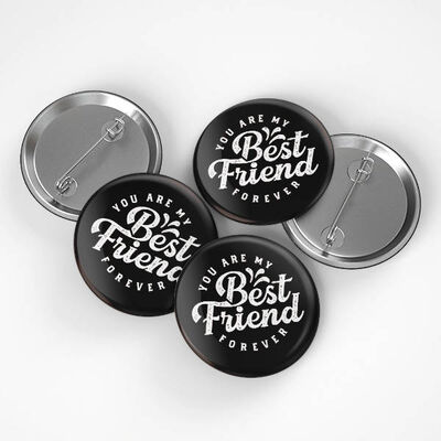 Best Friend Buton Rozet - 1