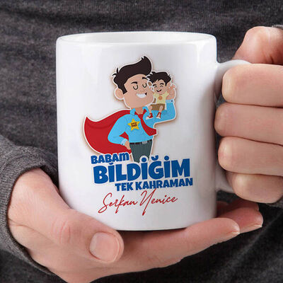 Bildiğim Tek Kahraman Babam Kupa Bardak - 2