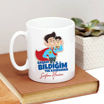 Bildiğim Tek Kahraman Babam Kupa Bardak - 4