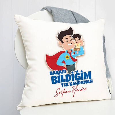 Bildiğim Tek Kahraman Babam Yastık - 3