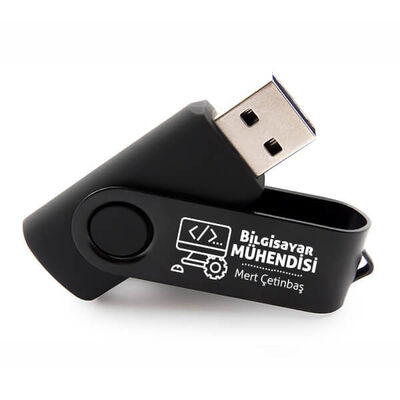 Bilgisayar Mühendisine Hediye Siyah USB Bellek - 1