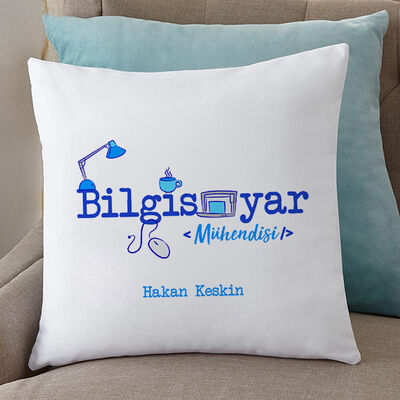 Bilgisayar Mühendislerine Özel Kare Yastık - 1