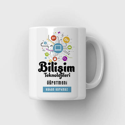 Bilişim Teknolojileri Öğretmenlerine Özel Bardak - 1