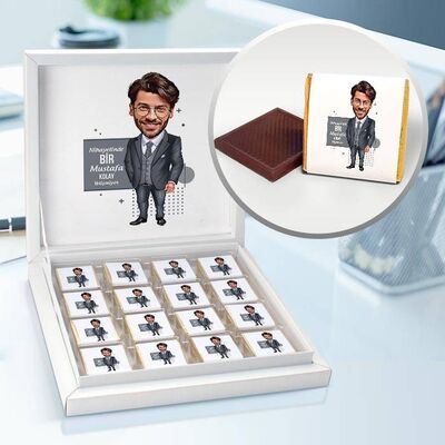 Bir Havalı Kolay Yetişmiyor Karikatürlü Çikolata Kutusu - 1