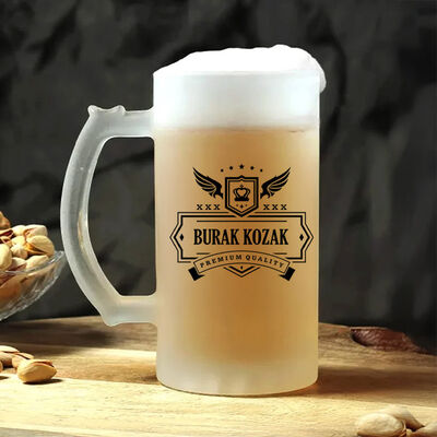 Bira Sevenlere Özel Lazer İşlemeli Kadeh - 1