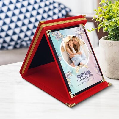 Biricik Annem Fotoğraflı ve Mesajlı Plaket - 1