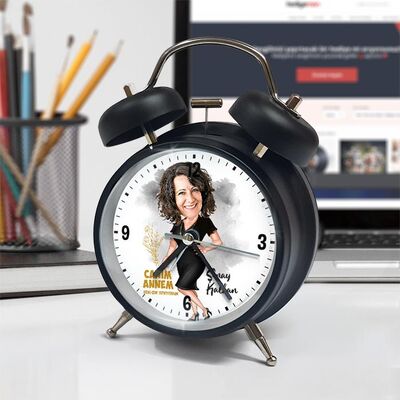 Biricik Annem Karikatürlü Çalar Saat - 4