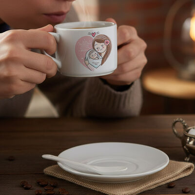 Biricik Annem Kişiye Özel Nescafe Fincanı - 1