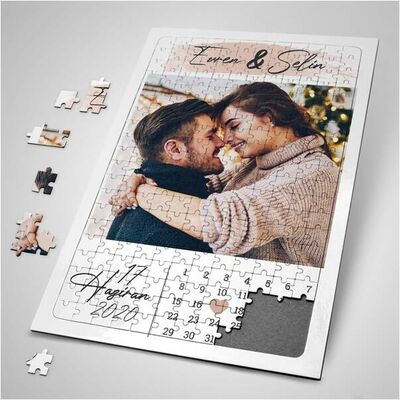 Birinci Yıldönümü Hediyesi Puzzle - 1