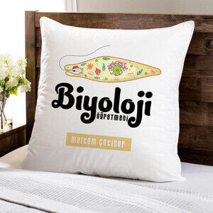 Biyoloji Öğretmeni Temalı Yastık - 1