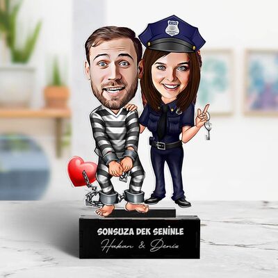 Biz Bize Mahkumuz Karikatürlü Biblo - 5