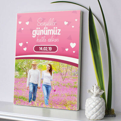 Bizim Sevdamız Kişiye Özel Kanvas - 1