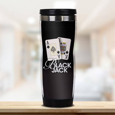 Black Jack Temalı Termos Bardak - 1