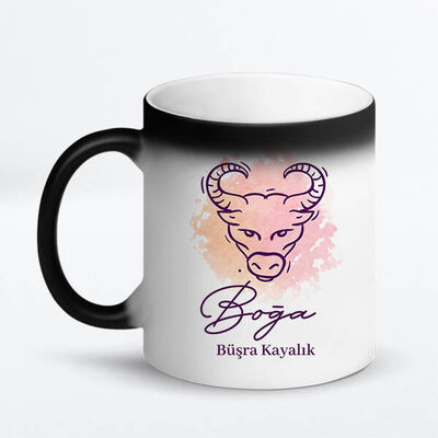 Boğa Burcuna Hediye Kupa Bardak - 3