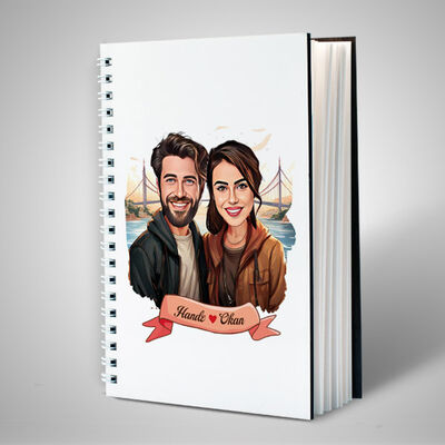 Boğaz Köprüsü ve Aşkımız Karikatürlü Defter - 2