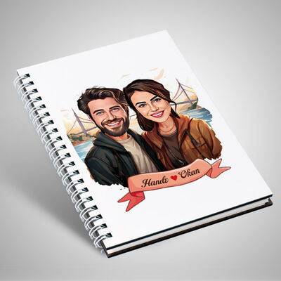 Boğaz Köprüsü ve Aşkımız Karikatürlü Defter - 1