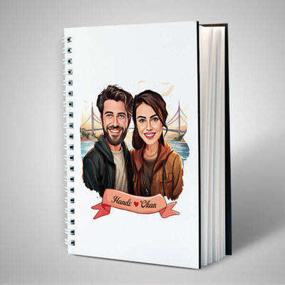 Boğaz Köprüsü ve Aşkımız Karikatürlü Defter - 2