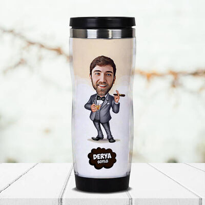 Bonkör Karikatürlü Termos Bardak - 1