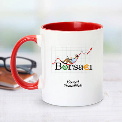 Borsacı İçin Kırmızı Kupa Bardak - 1