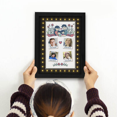 Canım Ailem Işıklı Çerçeve - 2