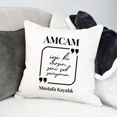 Canım Amcam Mesajlı Yastık - 1