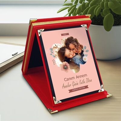 Canım Annem Fotoğraflı ve Mesajlı Plaket - 2