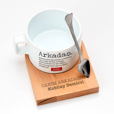 Canım Arkadaşım Lüks Çay Fincanı - 4