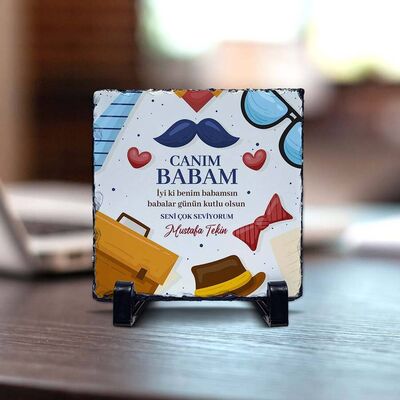 Canım Babam Dekoratif Taş - 1