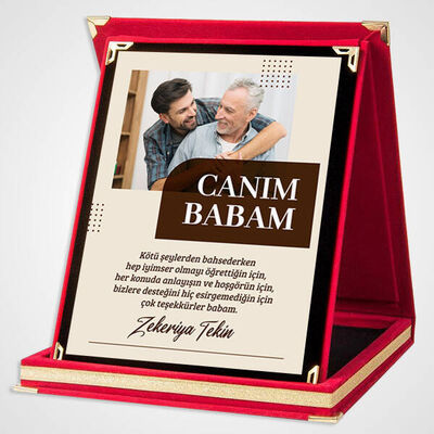 Canım Babam Kişiye Özel Plaket - 2