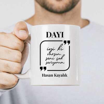 Canım Dayım Mesajlı Kupa Bardak - 1
