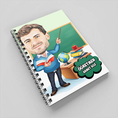 Canım Öğretmenim Karikatürlü Defter - 1
