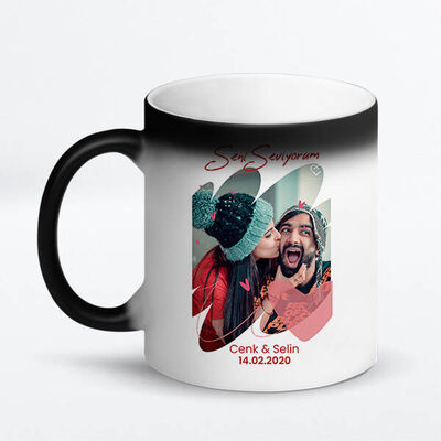 Canımsın Sevgiliye Hediye Fotoğraflı Bardak - 4